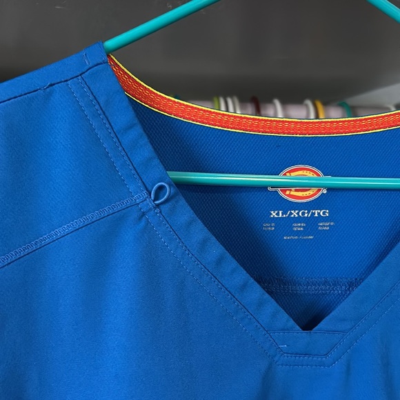 Dickies royal blue x-large scrub top. Used in good condition. - Picture 6 of 7